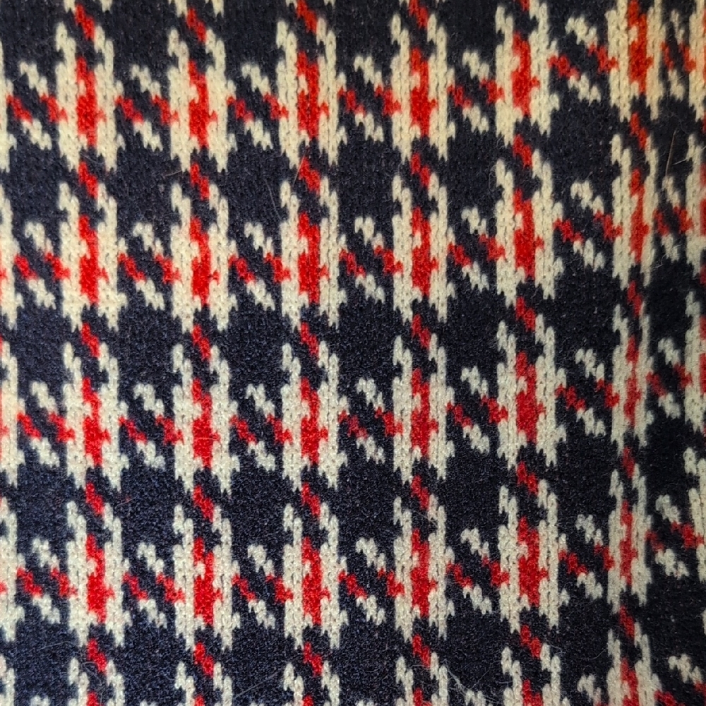 Modcloth Red And Navy Checkered Mini Dress - Picture 3 of 3
